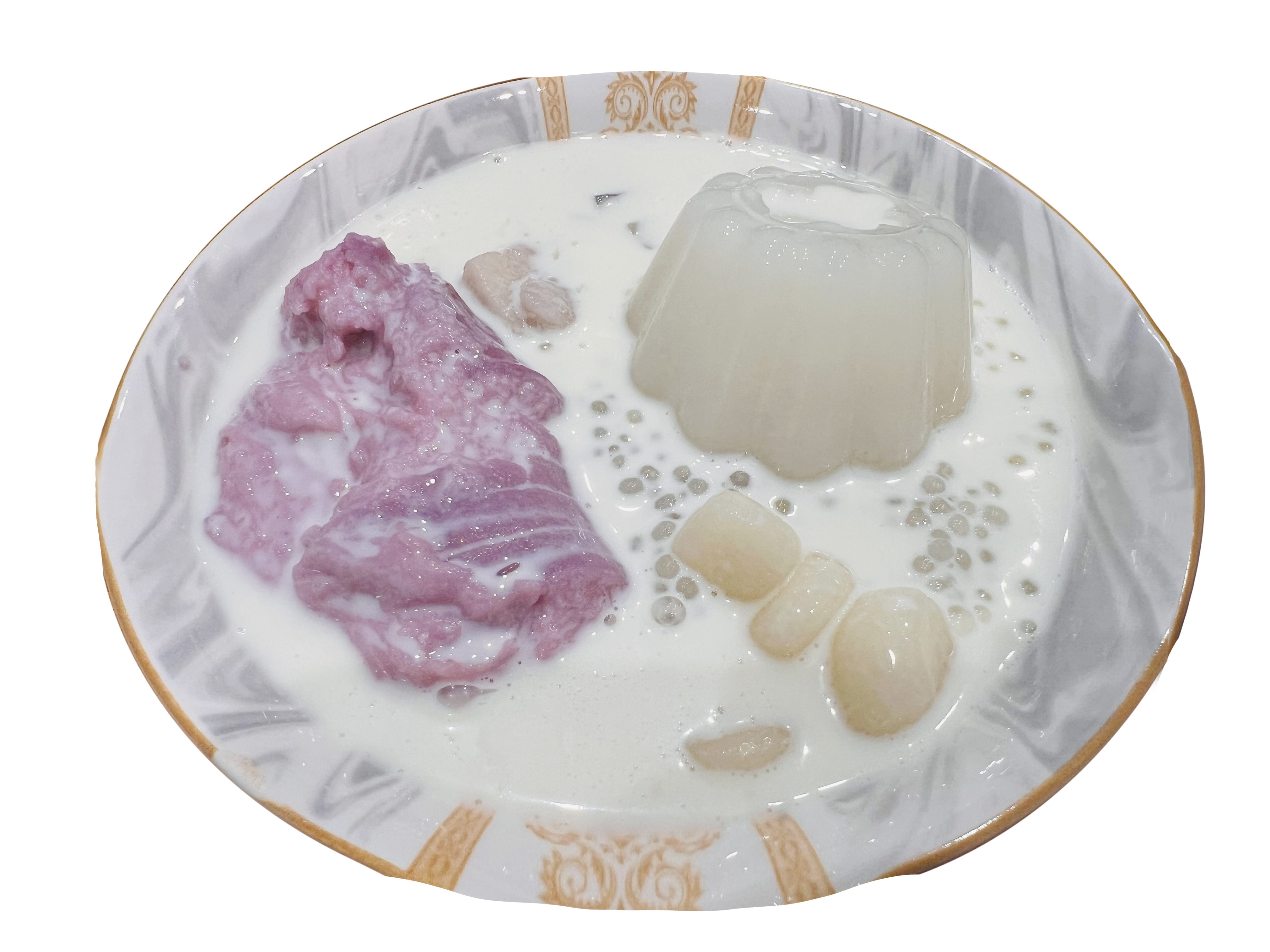 Taro and Taro Cream Sago