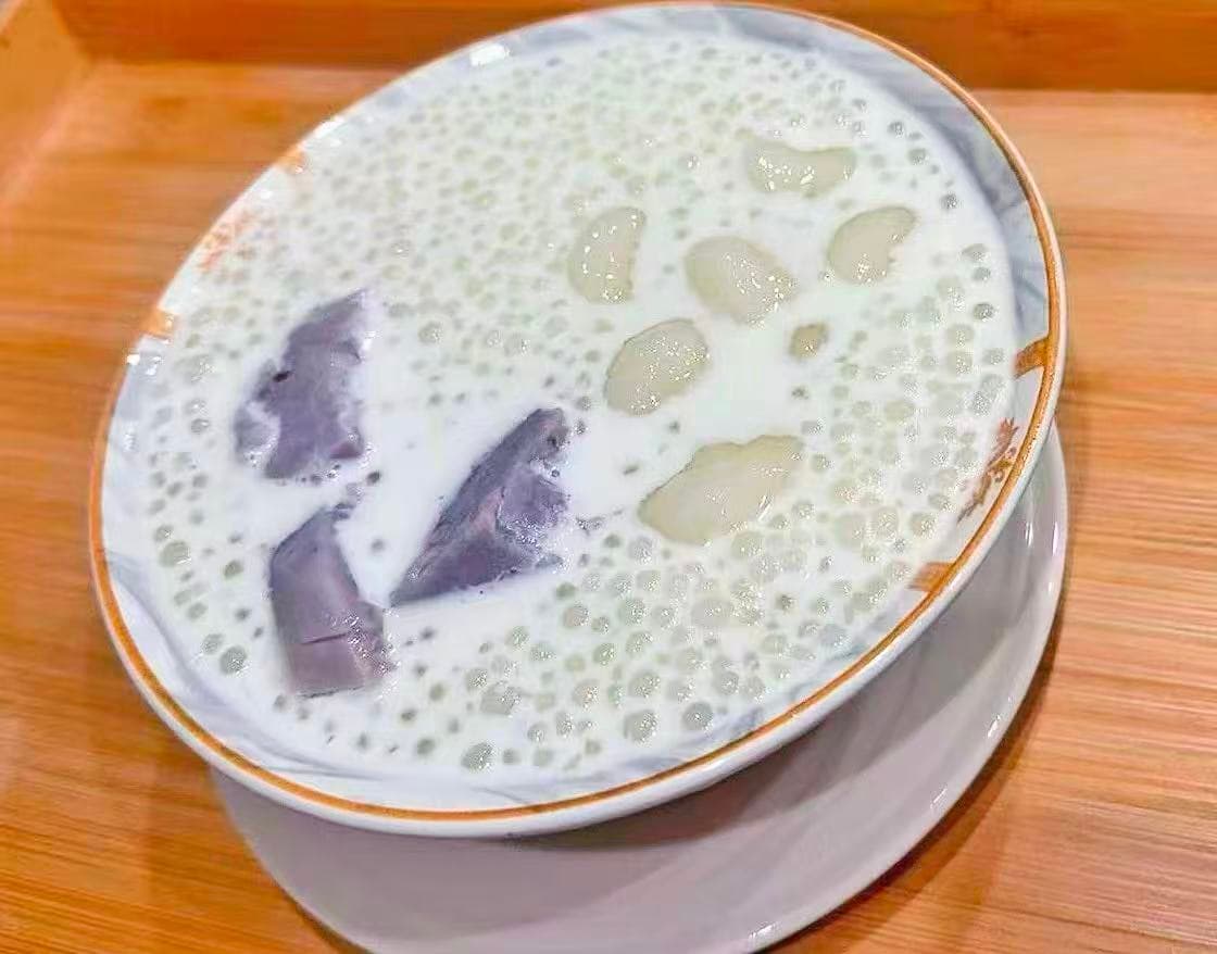 Taro Coconut Milk Sago
